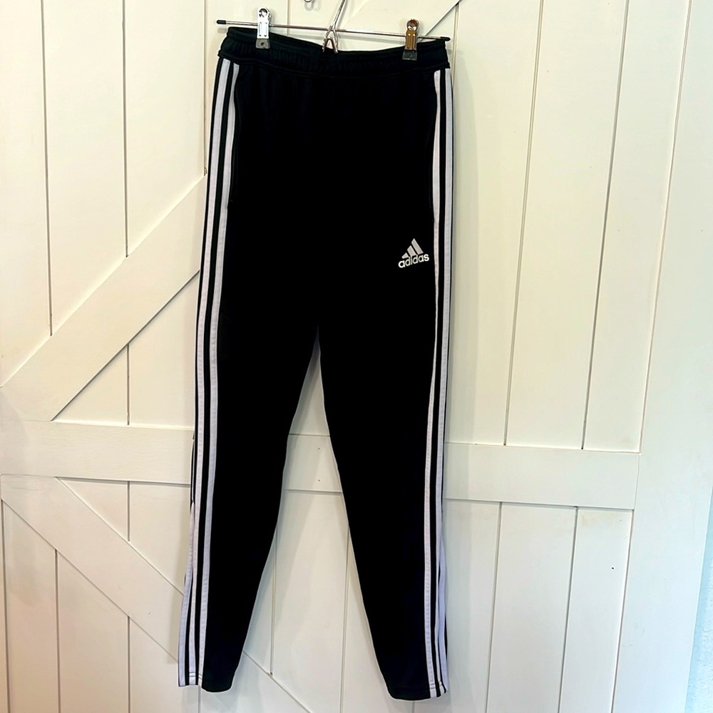 Adidas black joggers. Size small